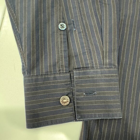 Hermes Long Sleeve Dress Shirt, Size 44/Neck 17.5 - Picture 7 of 17